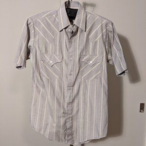 Plains Stripe Grey Western Shirt